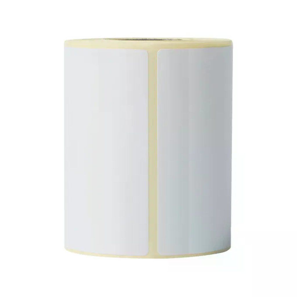Brother BDE-1J044076-066 – Etichette adesive bianche 76 × 44 mm, 8 rotoli