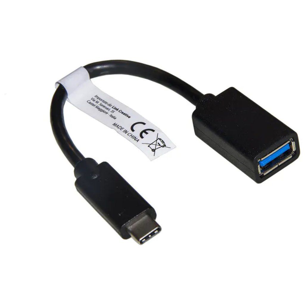 Link LKADAT122 Adattatore USB-C maschio a USB 3.0 femmina, 15 cm Link LKADAT122 Adattatore USB-C maschio a USB 3.0 femmina, 15 cm