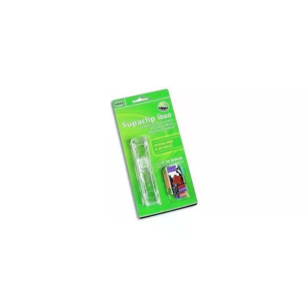 Lebez Supaclip 1060 Fermacarte con 25 Molle