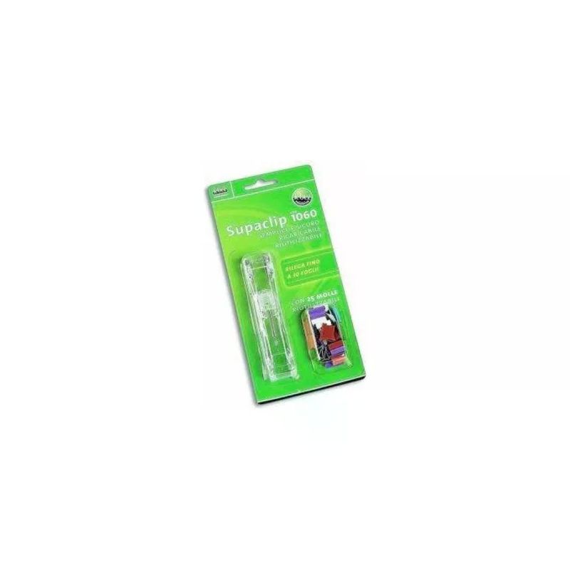 Lebez Supaclip 1060 Fermacarte con 25 Molle