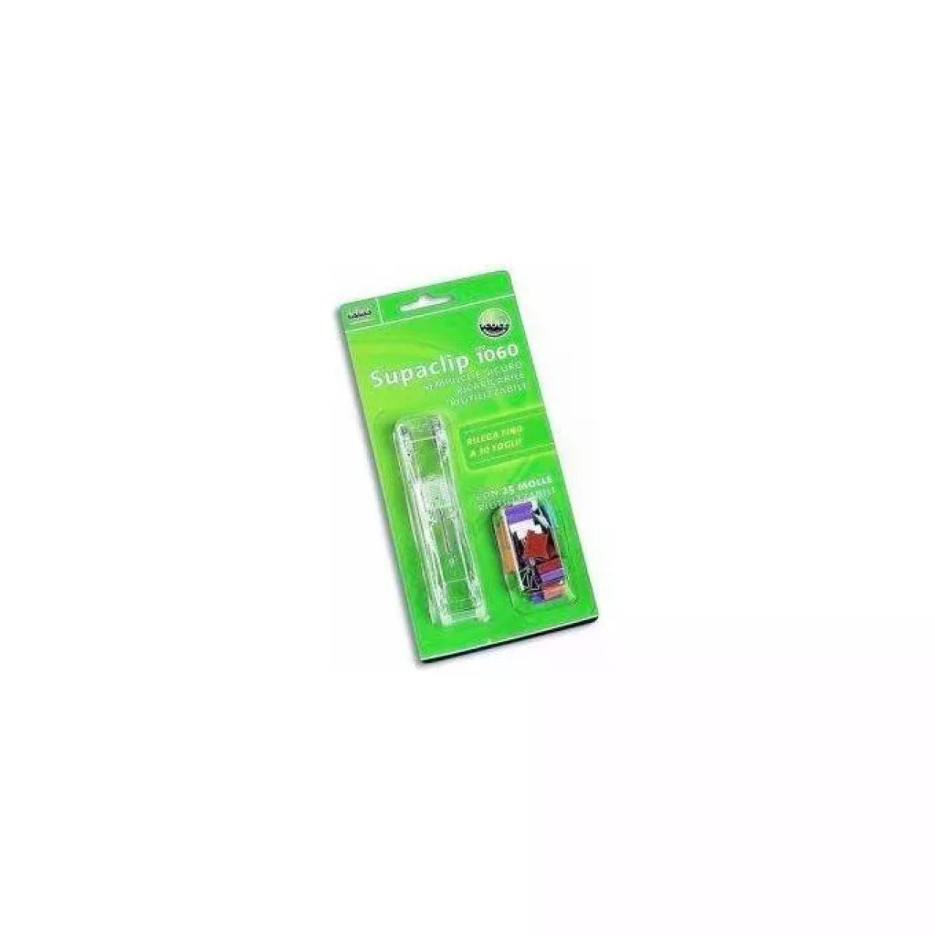 Lebez Supaclip 1060 Fermacarte con 25 Molle