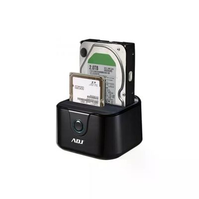ADJ AH01T Double Docking Station USB 3.0 per HDD SATA da 2,5 ADJ AH01T Double Docking Station USB 3.0 per HDD SATA da 2,5" e 3,5"