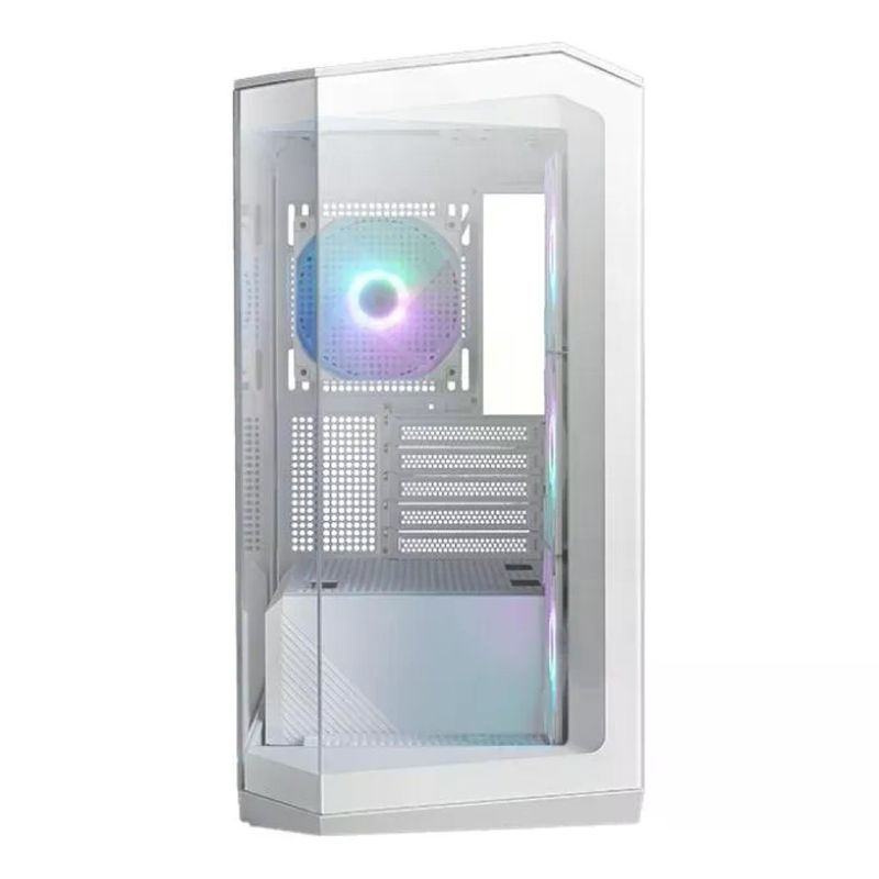 MSI MAG PANO M100R PZ White – Case Micro-ATX con 4 ventole ARGB