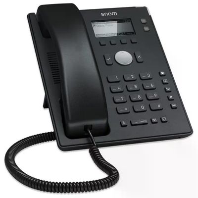 SNOM 4361 D120 Telefono IP 2 Linee SIP Display Retroilluminato PoE colore Nero
