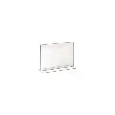 LEBEZ Portadepliant da Banco in Acrilico Trasparente 30 × 21 cm Orizzontale