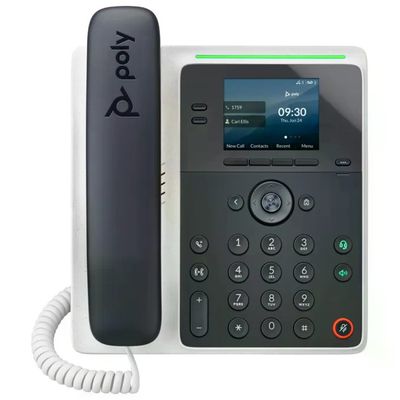 POLYCOM Hp Poly 82M86AA Telefono IP Edge E100 PoE Auricolare Cablato Nero POLYCOM Hp Poly 82M86AA Telefono IP Edge E100 PoE Auricolare Cablato Nero