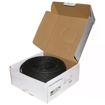 LINK LK6A100BL – Cavo di rete Cat 6A U/UTP LSZH, 100 m, nero