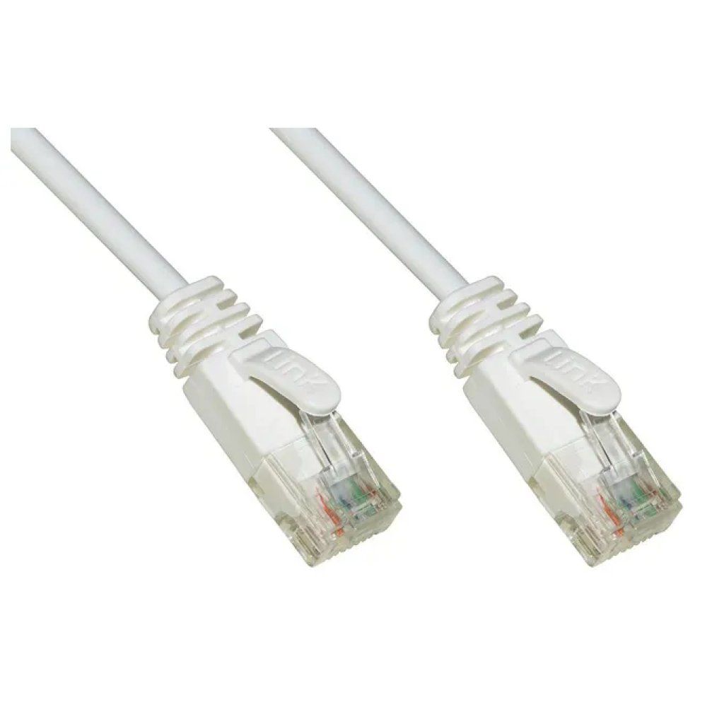 LINK Cavo Ethernet Cat 6 UTP Slim, 10 m, Bianco LINK Cavo Ethernet Cat 6 UTP Slim, 10 m, Bianco