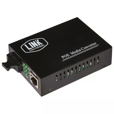 LINK LKMCPOE Media Converter Fibra Ottica SC Duplex PoE 30 W