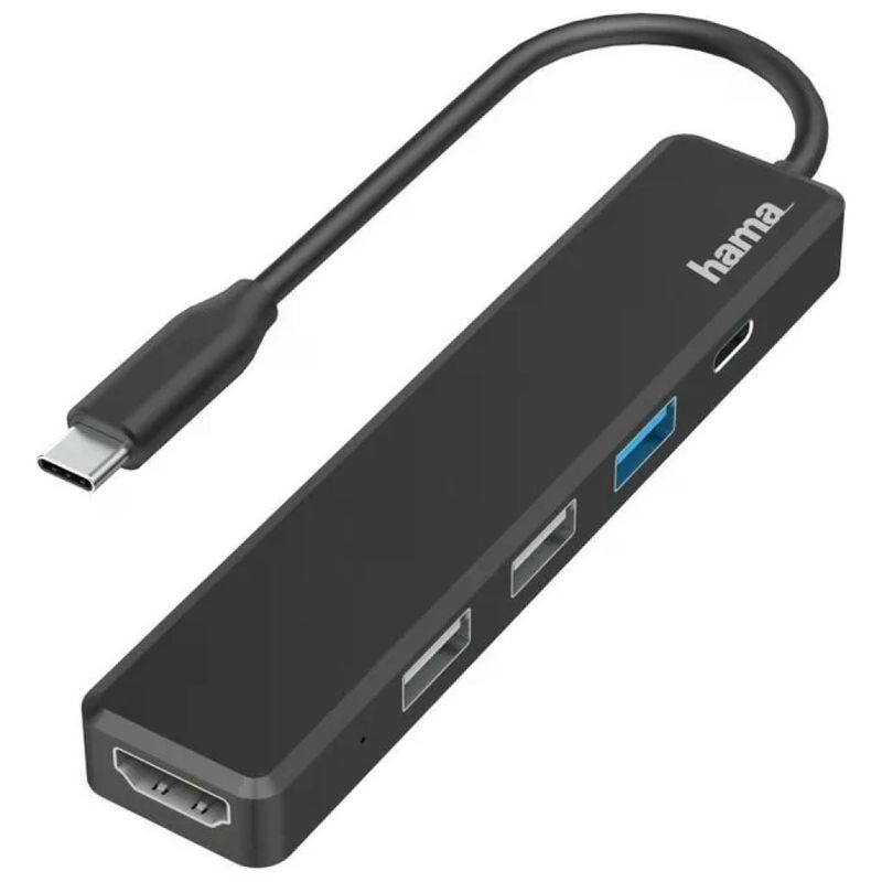 Hama 00200117 Hub USB-C 5 porte con HDMI 4K e Power Delivery 100 W