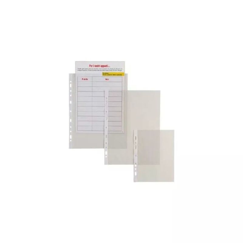 Sei Rota Ercole – 25 buste trasparenti perforate 22 × 30 cm