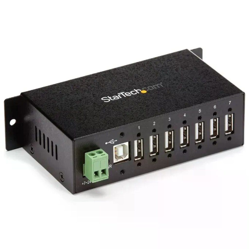 STARTECH.COM StarTech ST7200USBM Hub USB 2.0 industriale a 7 porte