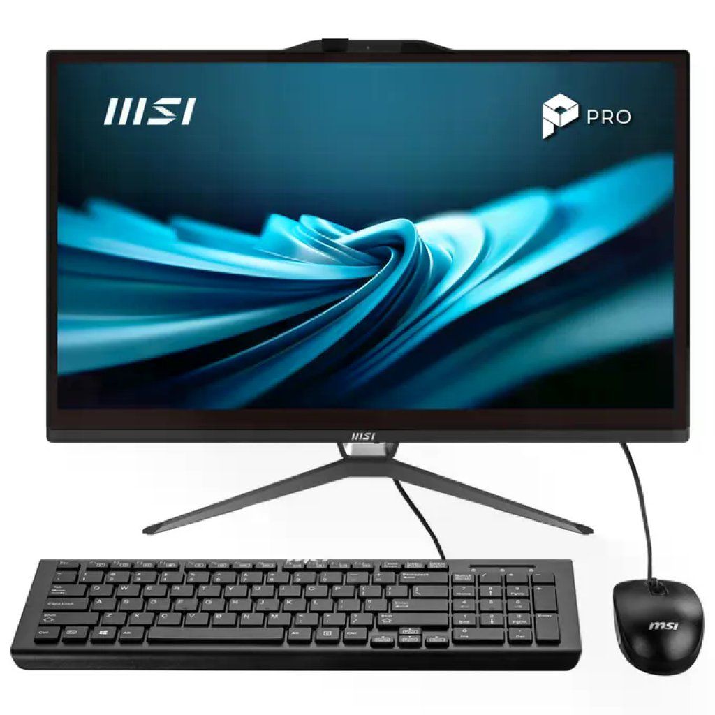 MSI PRO AP222T 14MA-613EU All-in-One 21,5" Touchscreen, Core i3-14100, 8 GB RAM, 512 GB SSD, Nero