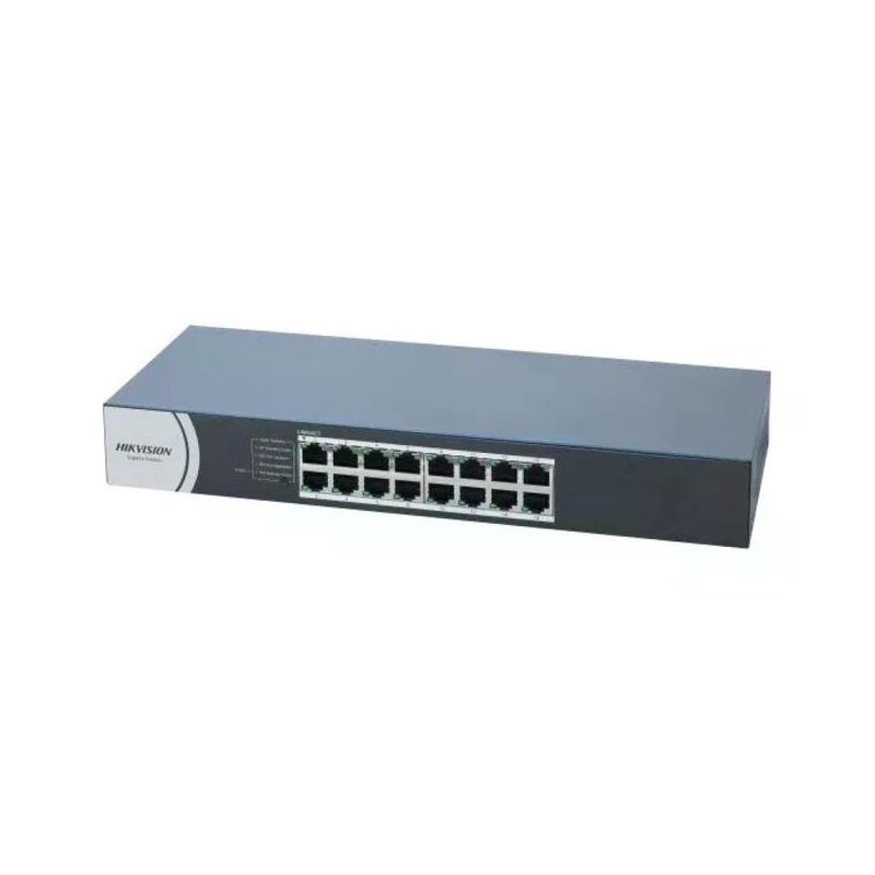 Hikvision DS-3E0516R-O Switch Gigabit Ethernet 16 Porte Rack