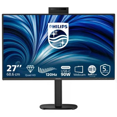 Philips 27B2U3601H/00 Monitor QHD 27 Philips 27B2U3601H/00 Monitor QHD 27" IPS 120 Hz con USB-C 90 W e webcam