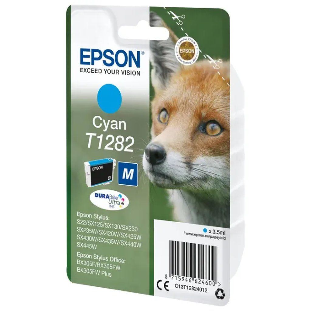 Epson Cartuccia Epson T1282 Ciano DURABrite Ultra, 3,5 ml