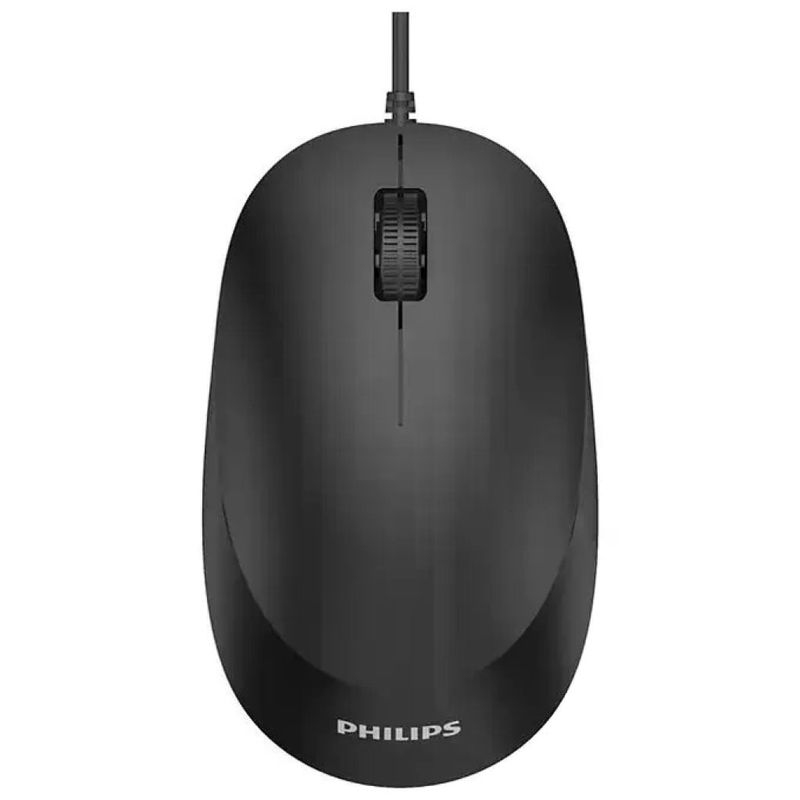 PHILIPS Mouse Ottico Cablato Philips SPK7207B/00, 1200 DPI, USB-A, 3 Tasti, Nero PHILIPS Mouse Ottico Cablato Philips SPK7207B/00, 1200 DPI, USB-A, 3 Tasti, Nero
