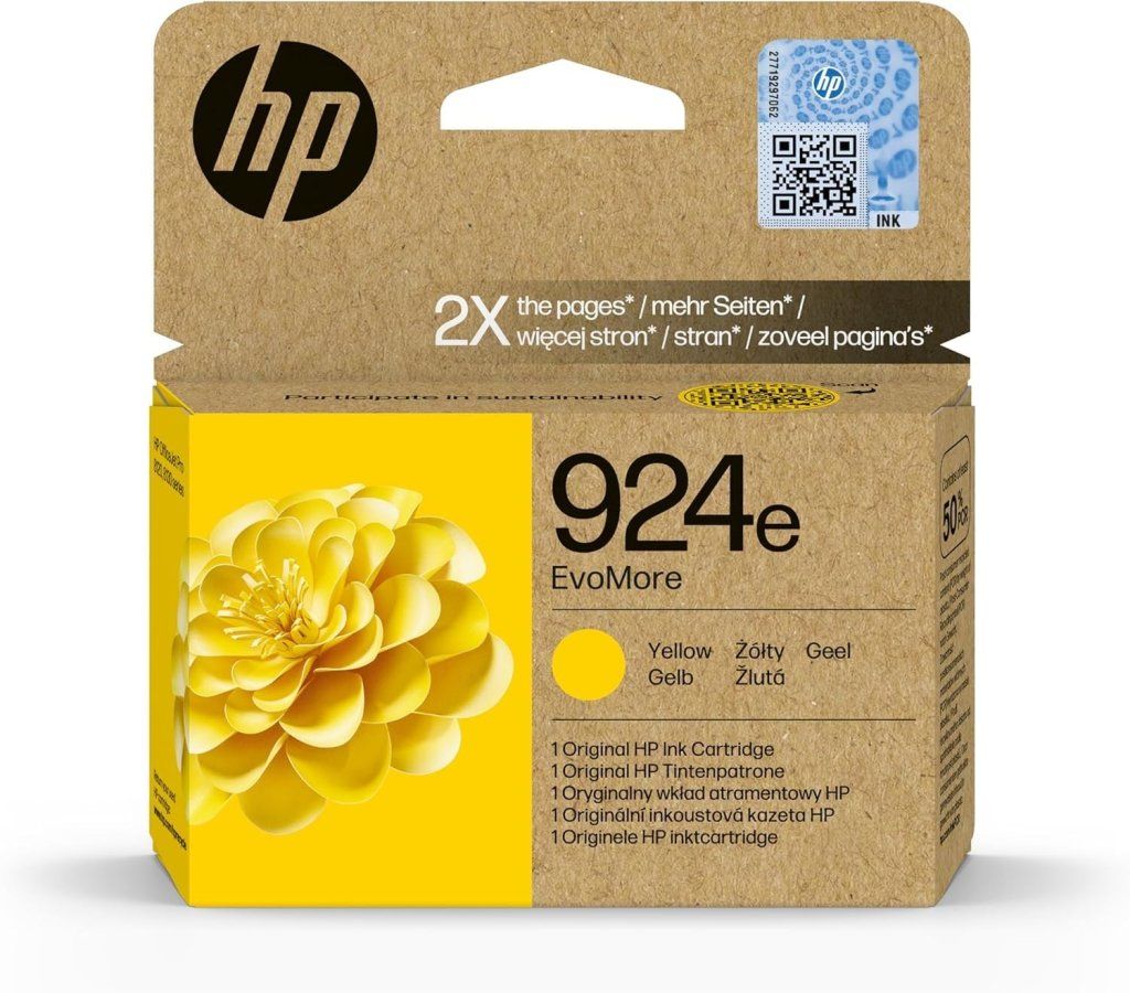 HP Cartuccia originale HP 924e EvoMore Giallo HP Cartuccia originale HP 924e EvoMore Giallo
