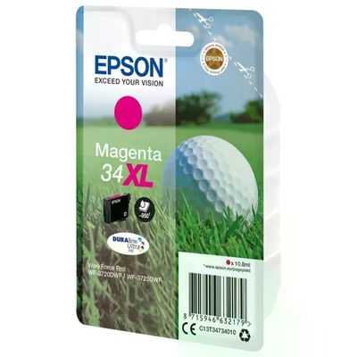 Epson C13T34734010 34XL DURABrite Ultra Cartuccia Inkjet Originale 10,8 ml 950 pagine colore Magenta