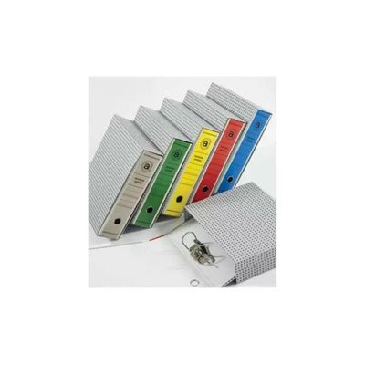Brefiocart 0201101GI Universale Raccoglitore a Leva Carta Dorso 8 cm Formato A4 (28.5x35 cm) colore Giallo