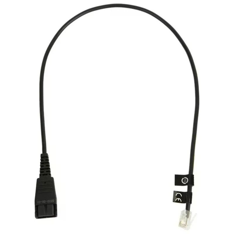 Jabra 8800-00-01 Cavo per Cuffie con Disconnessione Rapida RJ-11 Jabra 8800-00-01 Cavo per Cuffie con Disconnessione Rapida RJ-11