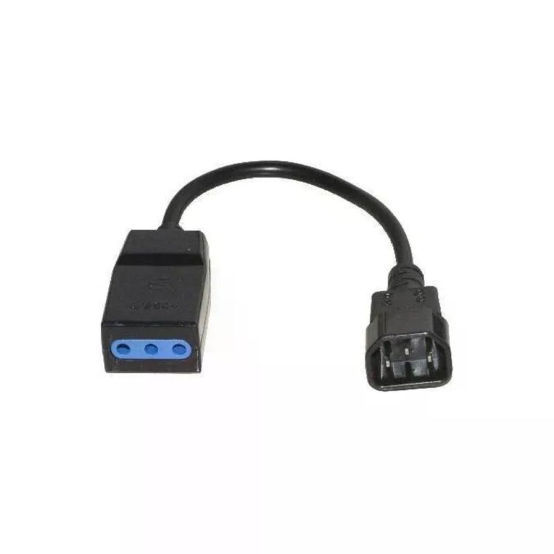 Link LK10058 Cavo Adattatore UPS IEC C14 a Presa Tripolare, 20 cm