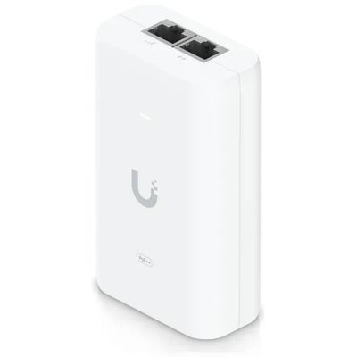 Ubiquiti U-POE++ Adattatore PoE++ Gigabit Ethernet 48V 60W IEEE 802.3at colore Bianco