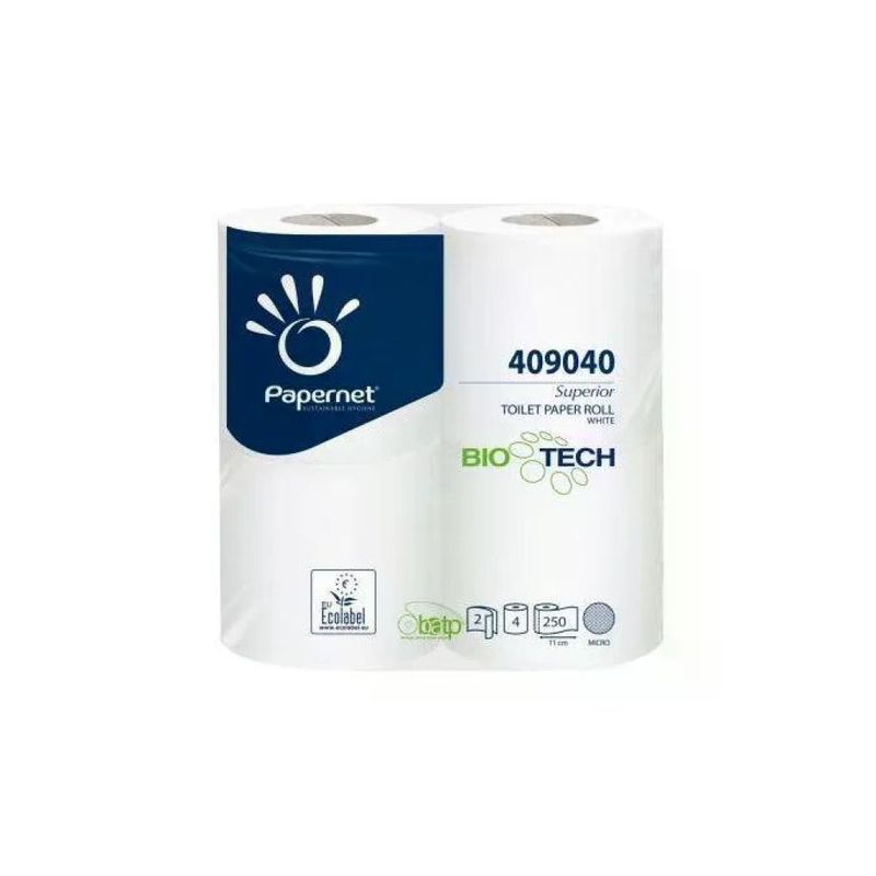 Papernet Bio Tech Carta Igienica 2 Veli, 96 Rotoli