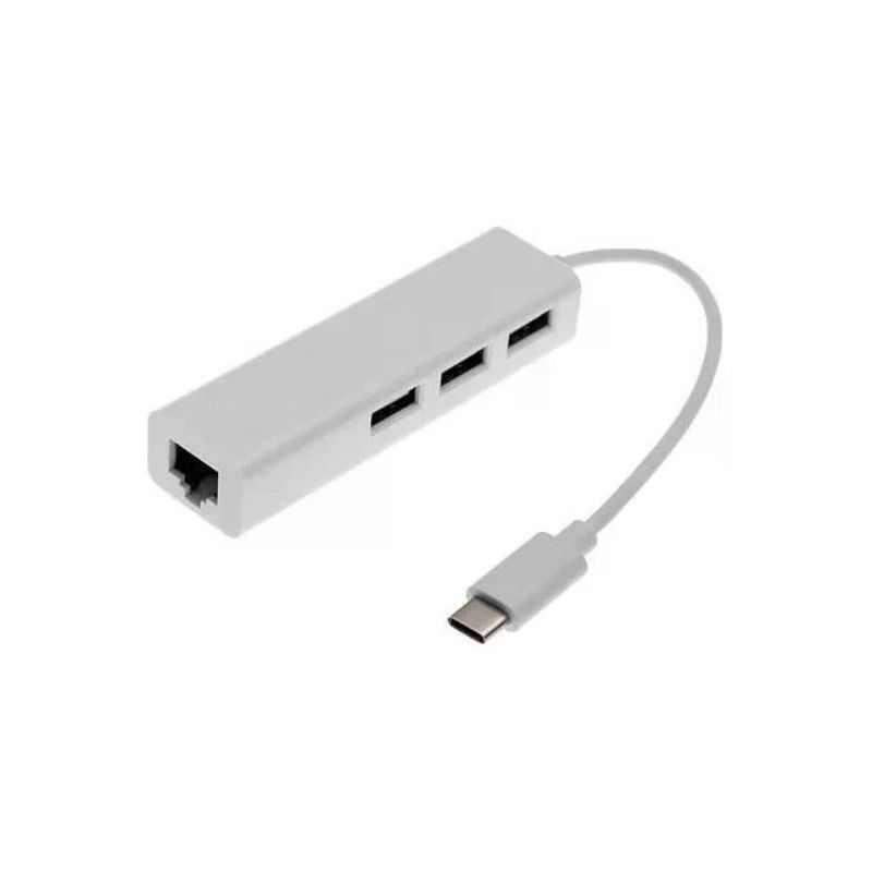 Link LKADAT127 – Hub USB-C con Ethernet RJ45 e 3 porte USB 2.0
