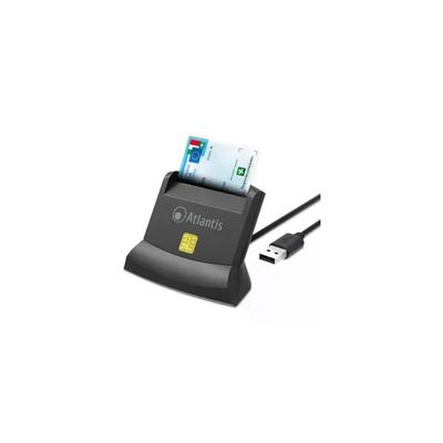 Atlantis P005-SMARTCRV-U Lettore Smart Card USB Verticale Nero