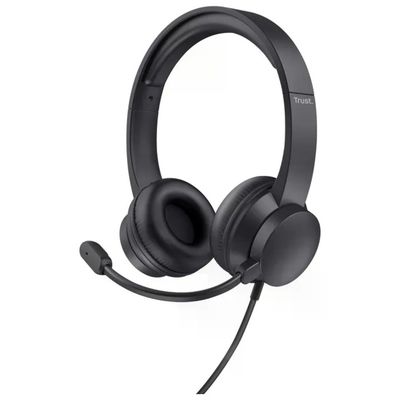Trust HS-201 Cuffie On-Ear USB con Microfono per PC