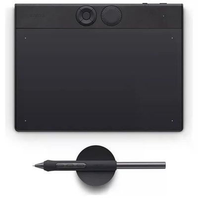 Wacom Intuos Pro Small PTK470K0B – Tavoletta grafica nera con USB-C e Bluetooth