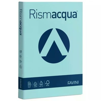 CARTOTECNICA FAVINI Favini Rismacqua Carta A4 Celeste 200 g/m², 125 Fogli