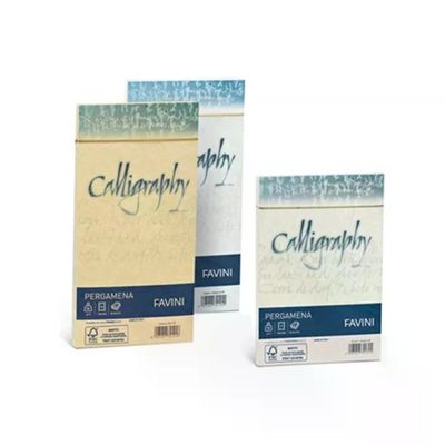 CARTOTECNICA FAVINI Favini Calligraphy Pergamena A4 per Inkjet, 50 fogli CARTOTECNICA FAVINI Favini Calligraphy Pergamena A4 per Inkjet, 50 fogli