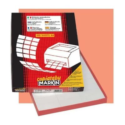 Markin X210A401 – 10.000 etichette adesive A4, 37 × 14 mm