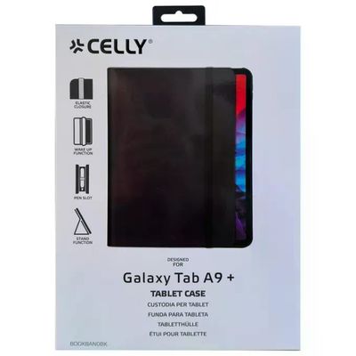 Celly Bookband BOOKBAND11 – Custodia nera per Samsung Galaxy Tab A9+ Celly Bookband BOOKBAND11 – Custodia nera per Samsung Galaxy Tab A9+
