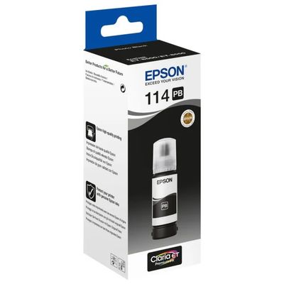 Epson EcoTank 114 Inchiostro Nero Fotografico Originale, 70 ml Epson EcoTank 114 Inchiostro Nero Fotografico Originale, 70 ml