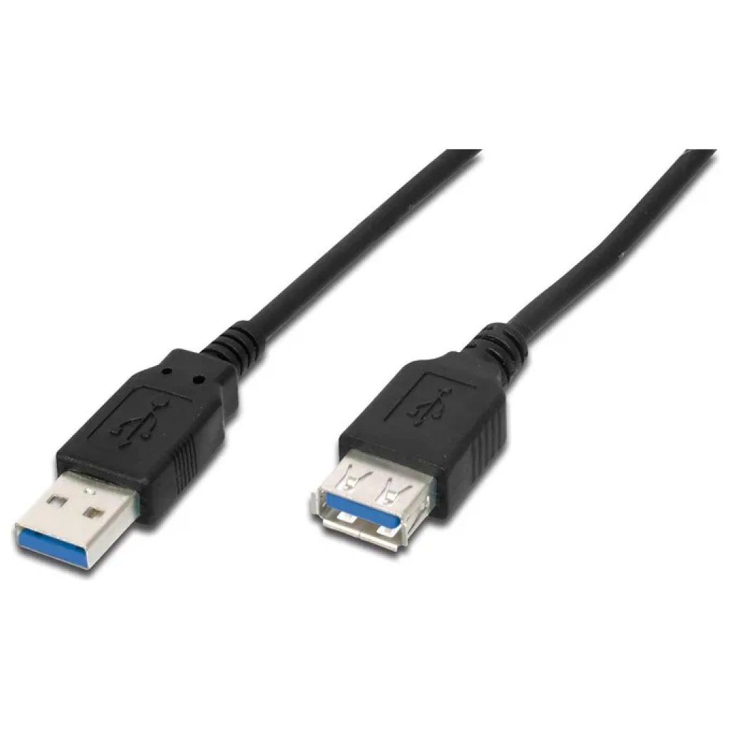 Assmann AK-300203-030-S – Cavo USB-A 3.0 da 3 m, nero