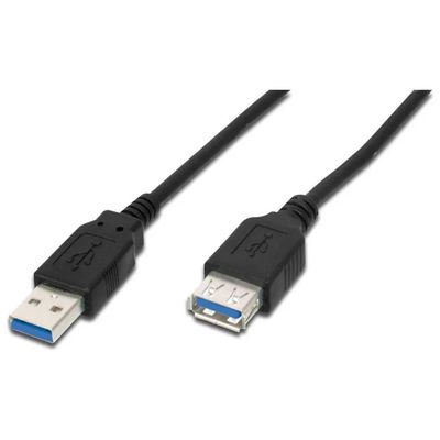 Assmann AK-300203-030-S – Cavo USB-A 3.0 da 3 m, nero