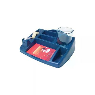 ARDA Oliver Portacancelleria da Scrivania Blu