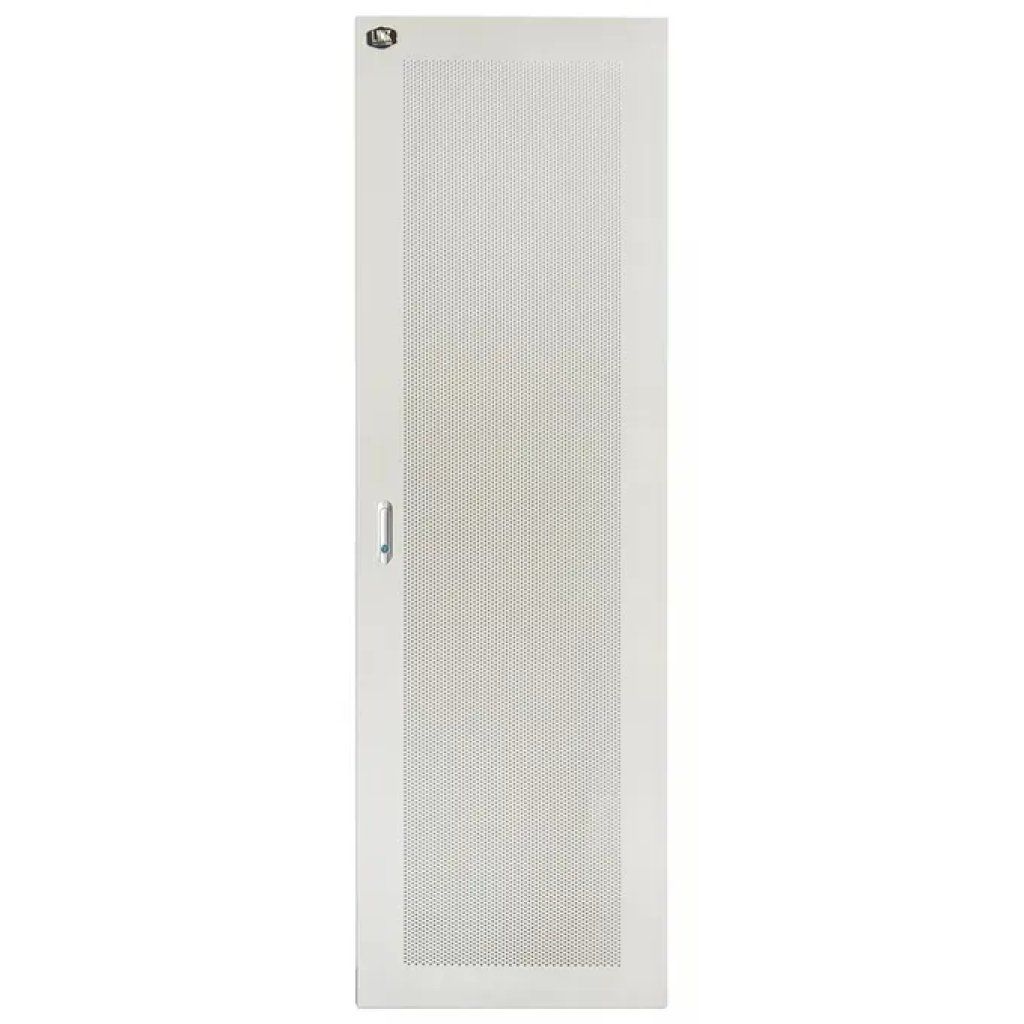 LINK LKDOOR42I Porta traforata con serratura per armadio rack 42U, grigia