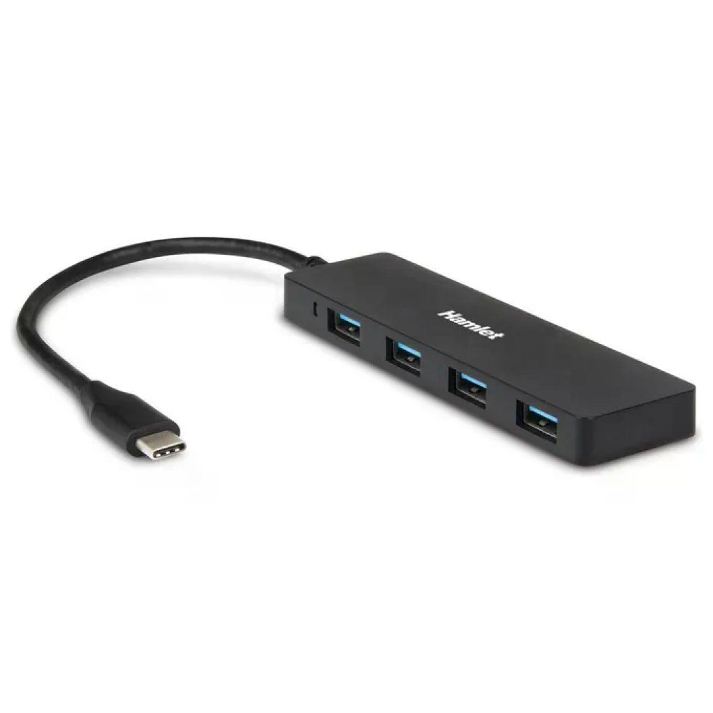 Hamlet XHUB4031TC Hub USB-C a 4 porte USB 3.1