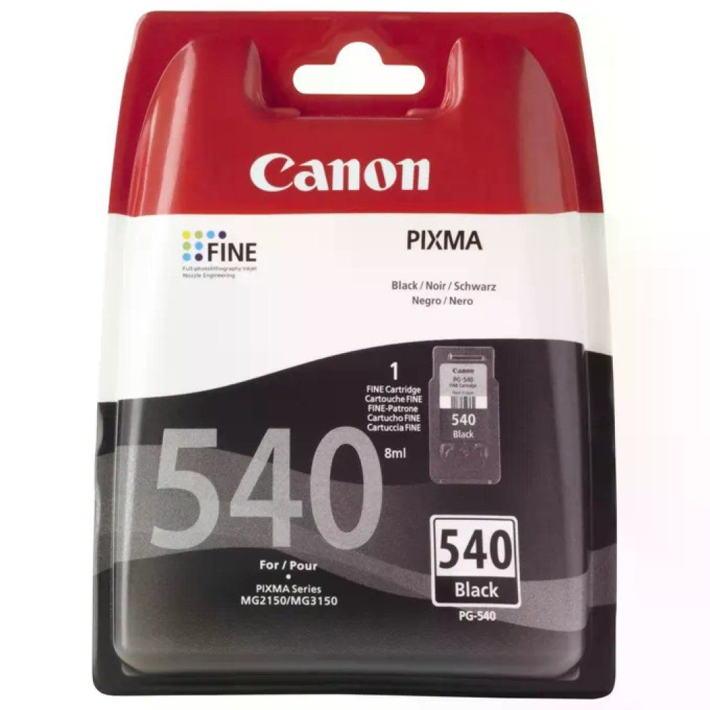 CANON Cartuccia originale Canon PG-540 nera, 8 ml CANON Cartuccia originale Canon PG-540 nera, 8 ml