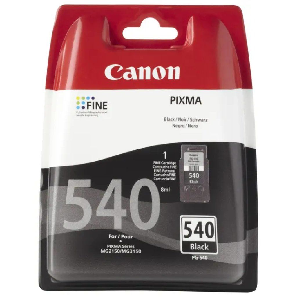 Canon PG-540 Cartuccia d’inchiostro nero originale, 8 ml Canon PG-540 Cartuccia d’inchiostro nero originale, 8 ml