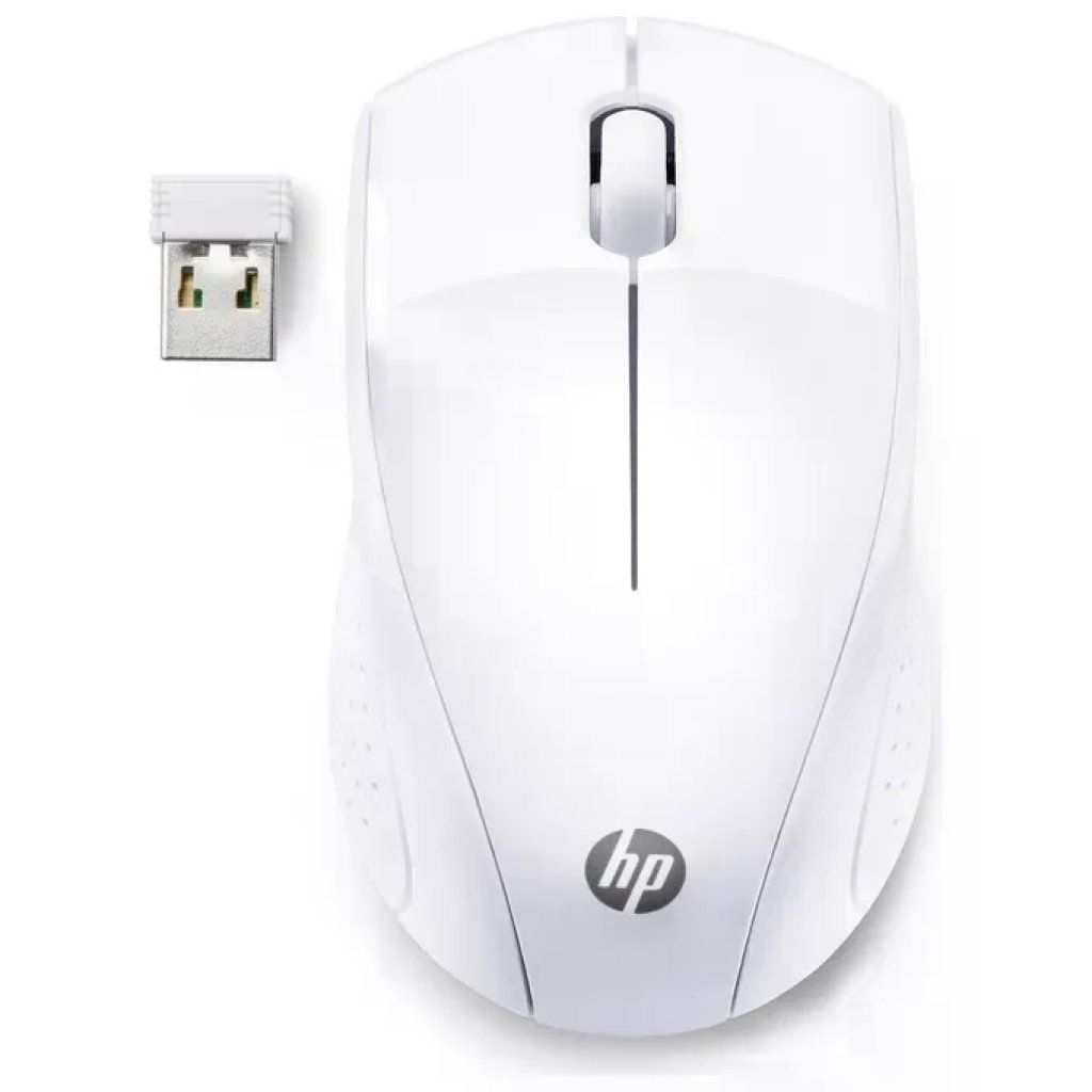 HP Mouse wireless HP 220 Bianco, 1600 DPI, 3 tasti HP Mouse wireless HP 220 Bianco, 1600 DPI, 3 tasti