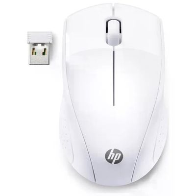 HP Mouse wireless HP 220 Bianco, 1600 DPI, 3 tasti