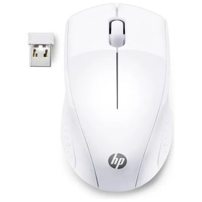 HP Wireless Mouse 220, mouse ottico wireless bianco, 1600 DPI