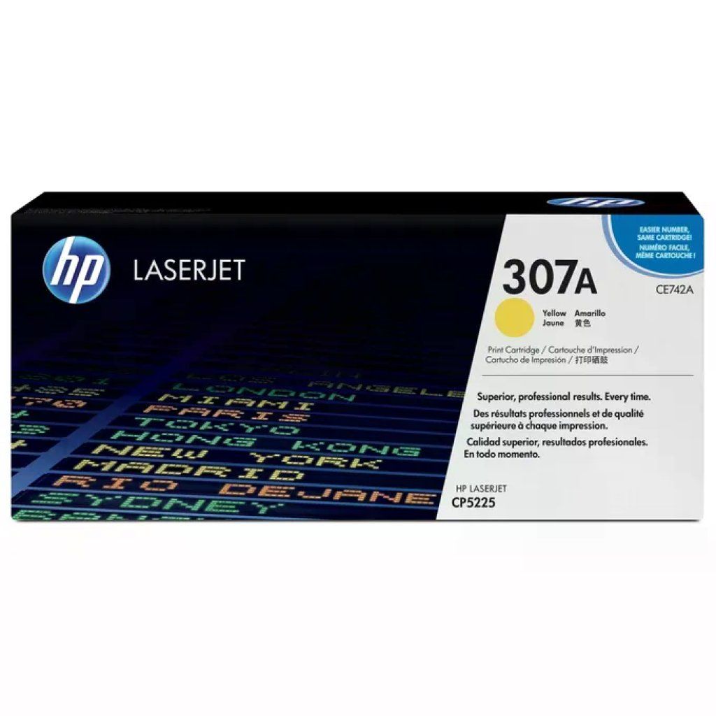 HP 307A CE742A Toner Originale Giallo per LaserJet