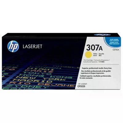 HP 307A CE742A Toner Originale Giallo per LaserJet