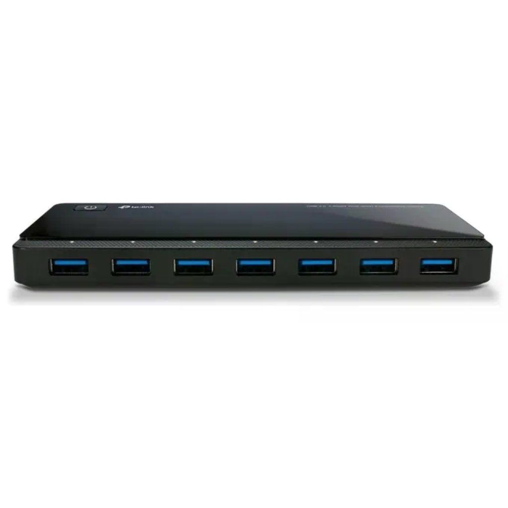 TP-Link UH720 Hub USB 3.0 a 7 porte dati e 2 porte di ricarica, nero